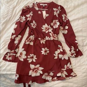 Floral Wrap Dress